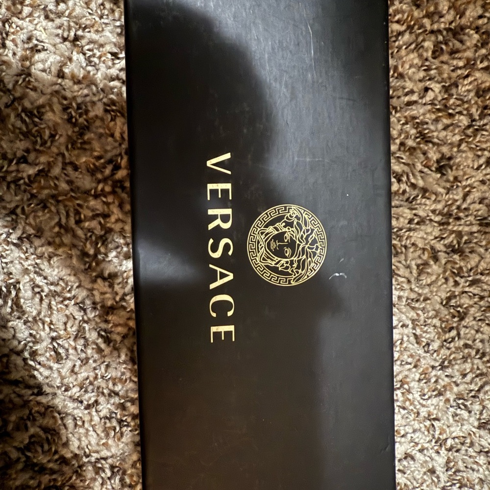 Versace Luxury Black Box with Gold Lettering